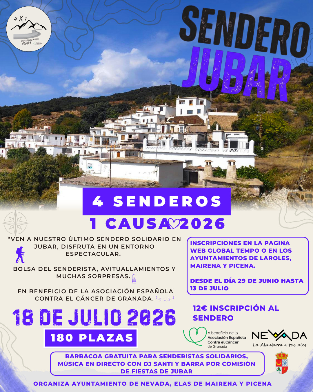 4 SENDEROS Y 1 CAUSA - JORNADA 4. SENDERO SOLIDARIO J�BAR